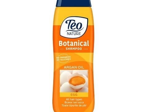 Teo Șampon cu Ou și ulei de Argan 400 ML comprimat
