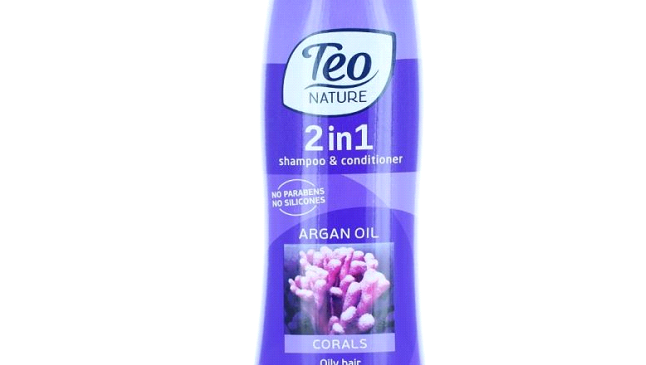 Teo Șampon și Balsam cu Corali și ulei de Argan 400 ML